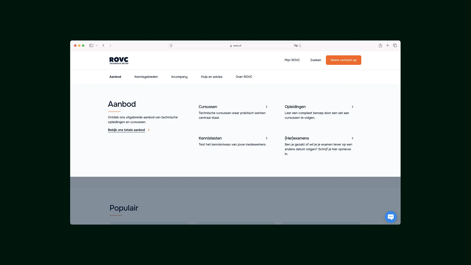 ROVC Web Design